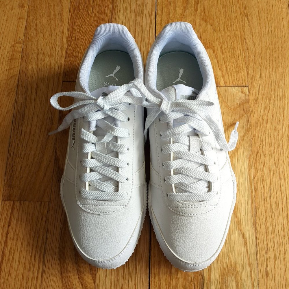 [SOLD] NWT Puma Bella Low Top Sneakers Classic White Athletic Running Shoes - Picture 6 of 14